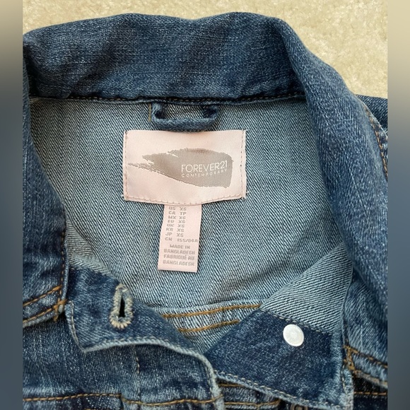 Blue Jean Jacket - Forever 21 - Size: XS - Picture 2 of 6